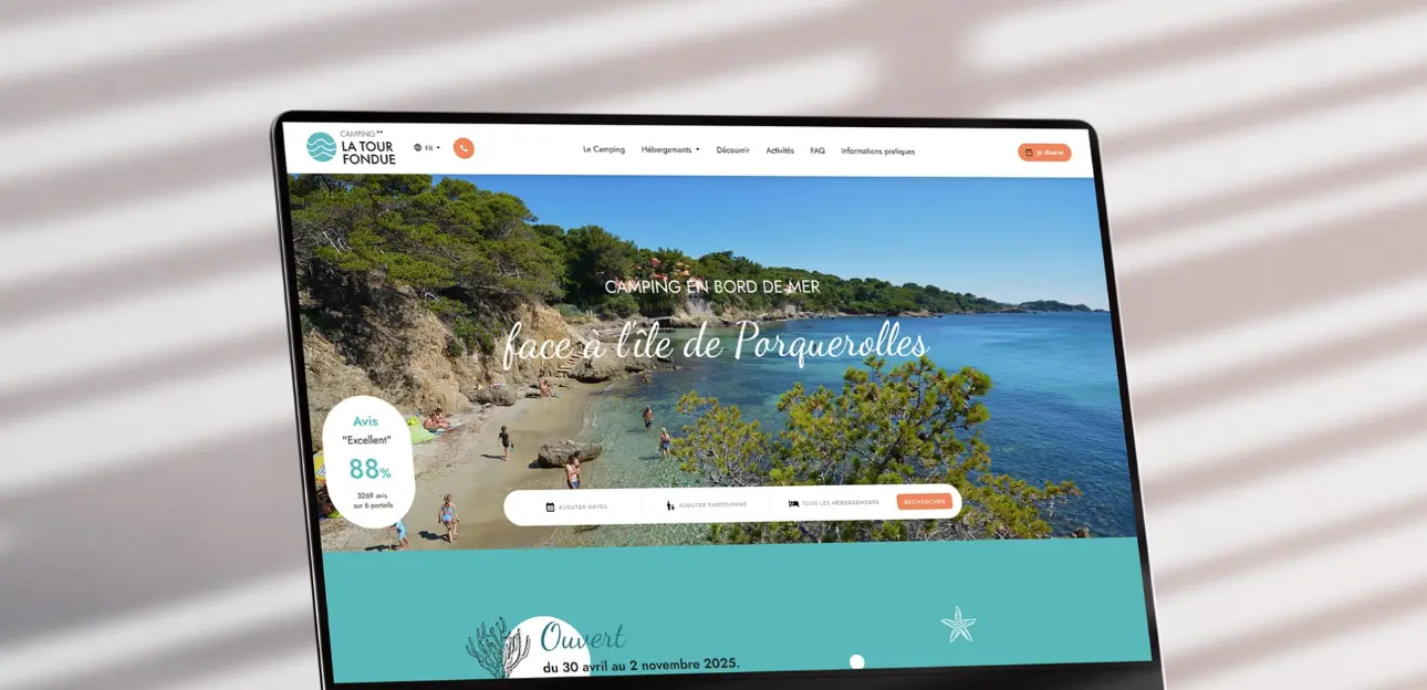 site camping Tour Fondue